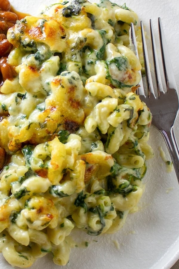 Spinach Mac and Cheese Two Kooks In The Kitchen