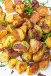 roasted potatoes piled on plate p3