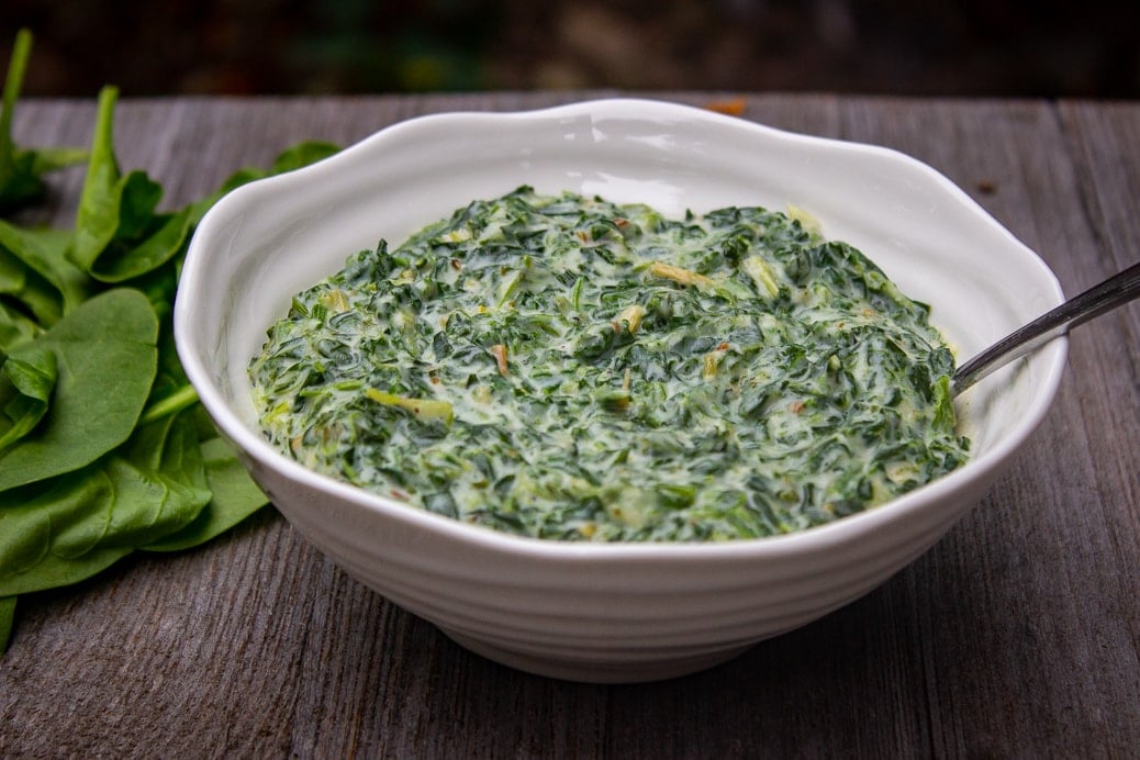 Easy Creamed Spinach | Two Kooks In The Kitchen