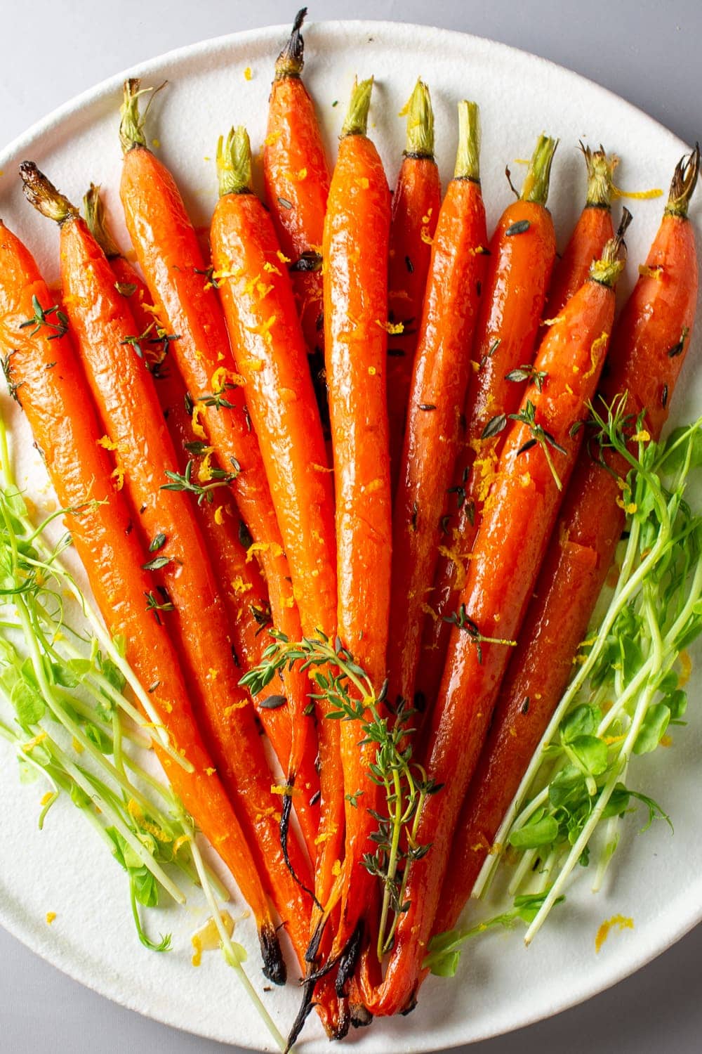Roasted Honey Glazed Carrots - Two Kooks In The Kitchen