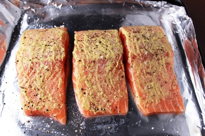 Salmon with Dijon
