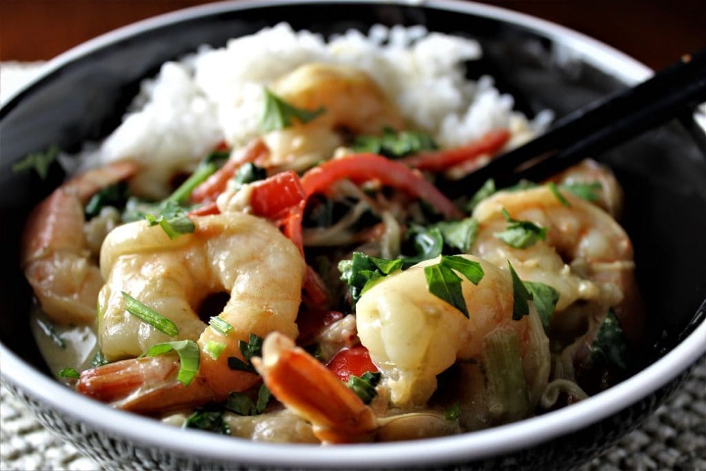 Thai Curry Shrimp and Vegetables
