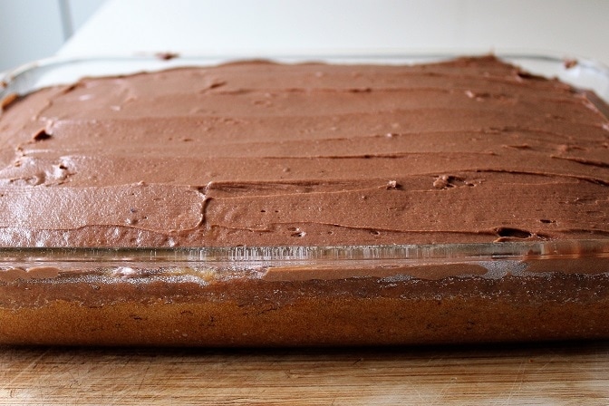  Banana Cake with Chocolate Buttercream Icing