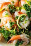 Roasted Shrimp with Gremolata Dressing on plate 3
