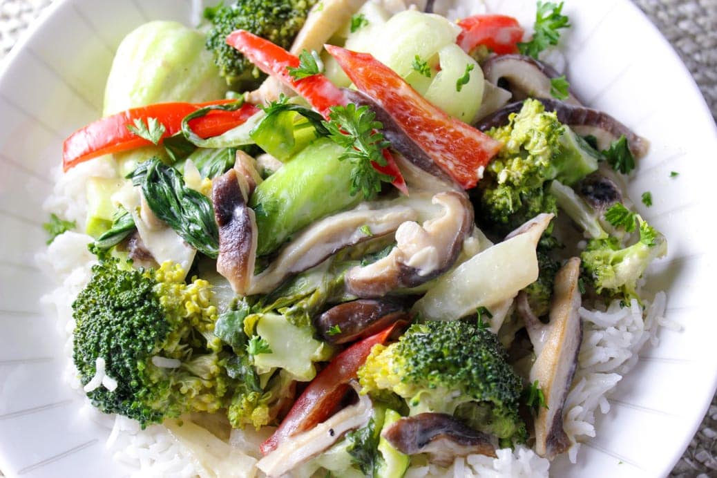 Green Curry Vegetables