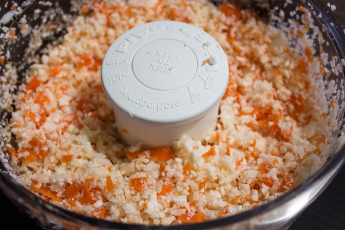 Cauliflower-Carrot 'Rice'
