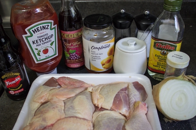 Baked Apricot Onion Chicken ingredients