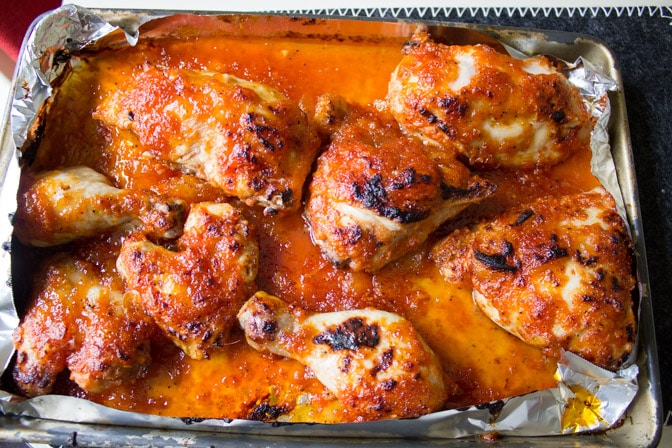 Baked Apricot Onion Chicken