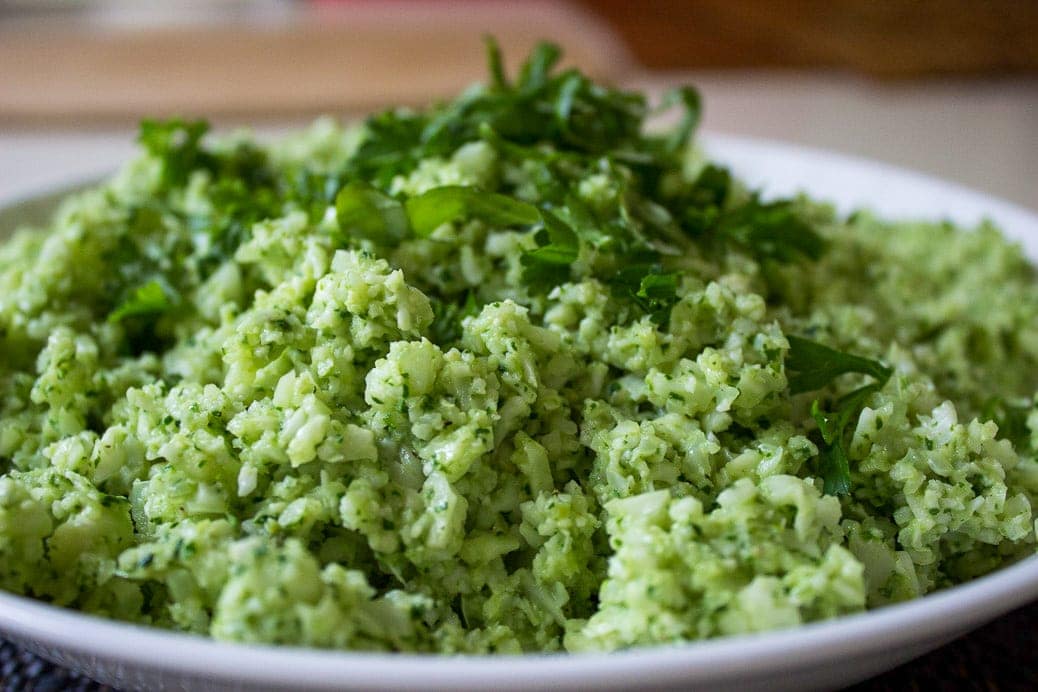 Cauliflower Rice Recipe with Pesto