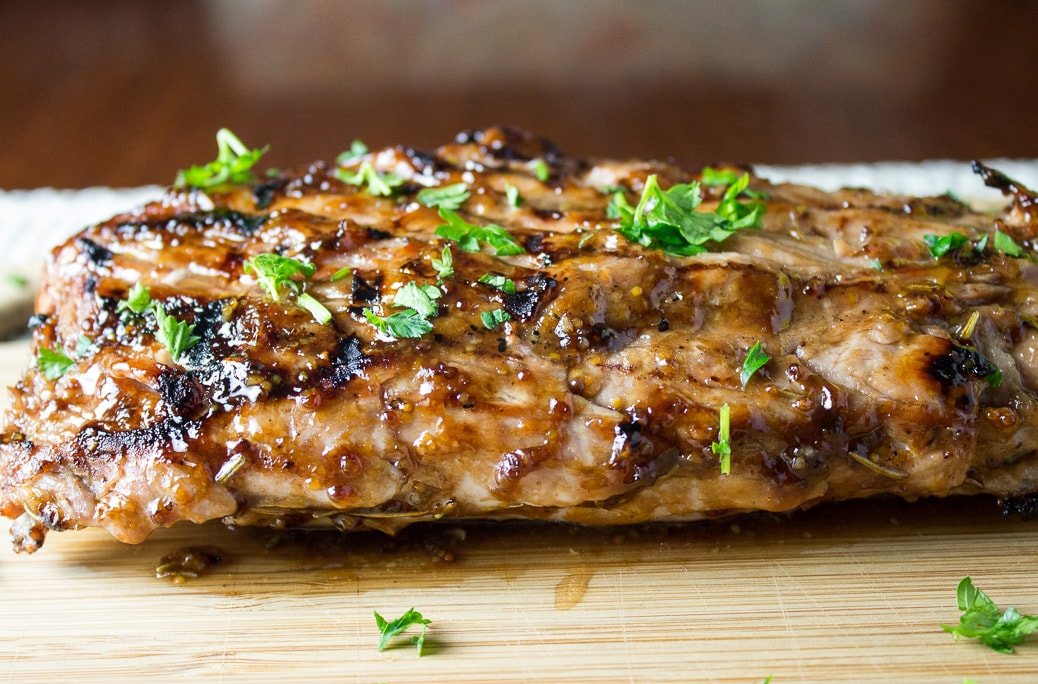 Grilled Pork Tenderloin with Balsamic Maple Glaze | Two Kooks In The ...