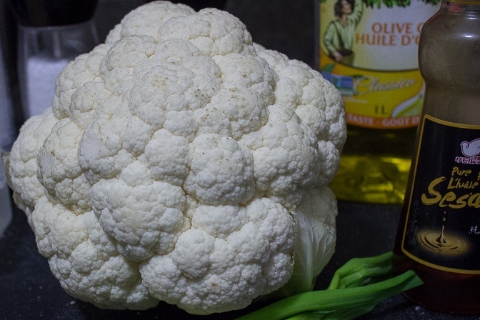Roasted Cauliflower With Orange-Balsamic Drizzle