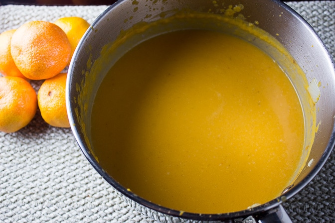 Squash, Sweet Potato & Mandarin Soup