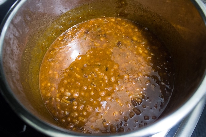 baked beans in instant pot cooked