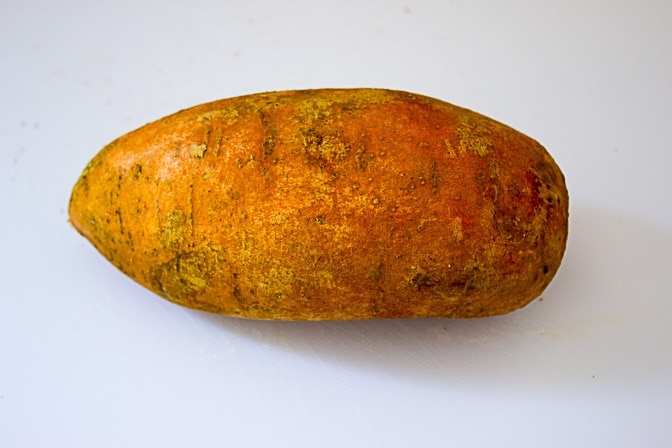 Sweet Potato on table