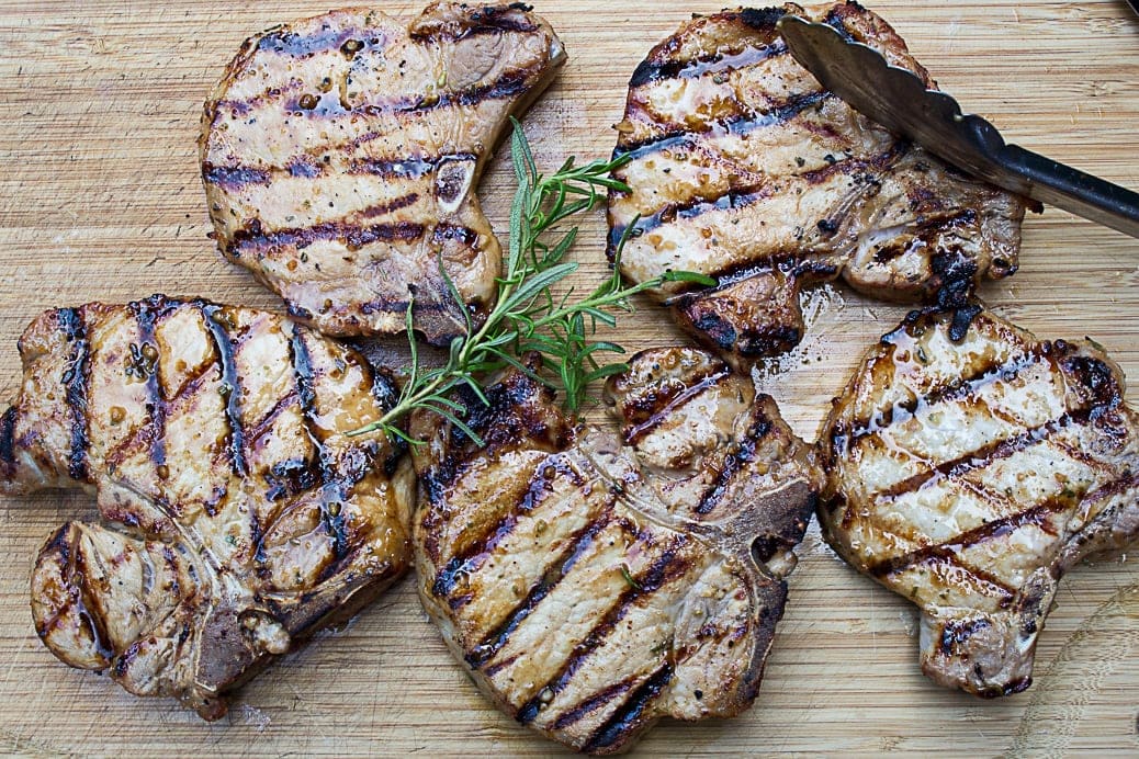 Marinated Quick Grilled Pork Chops