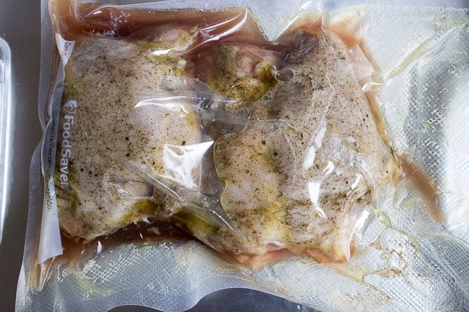 vacuum sealed turkey thighs