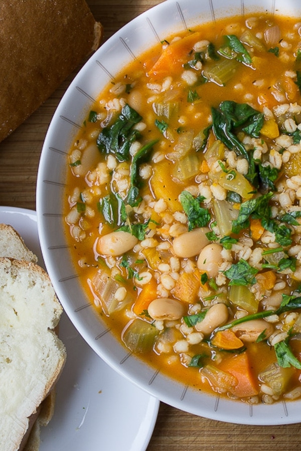 Vegetable Barley Soup - Two Kooks In The Kitchen