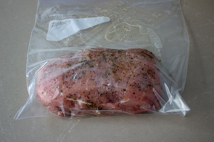  Pork Loin sealed in bag