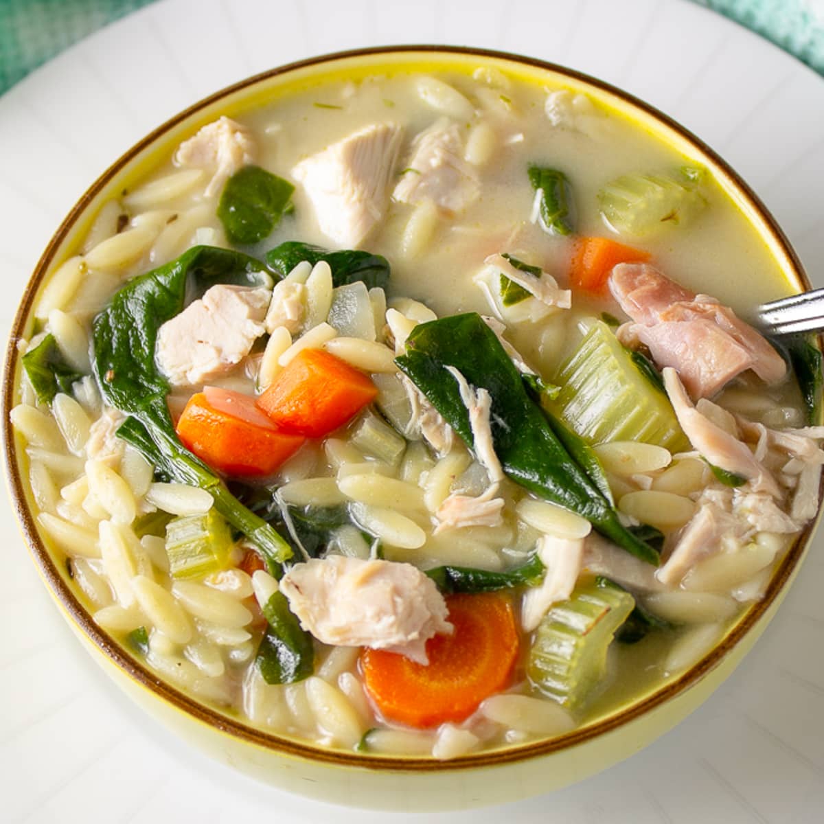 Lemon Orzo Soup With Chicken (30 Minutes)