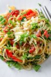 fresh vegetable pasta in bowl p1