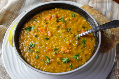 Red Lentil Vegetable Soup
