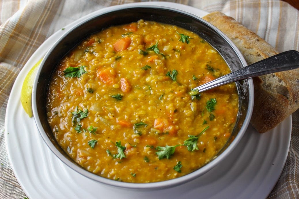 Red Lentil Soup Recipe with Vegetables