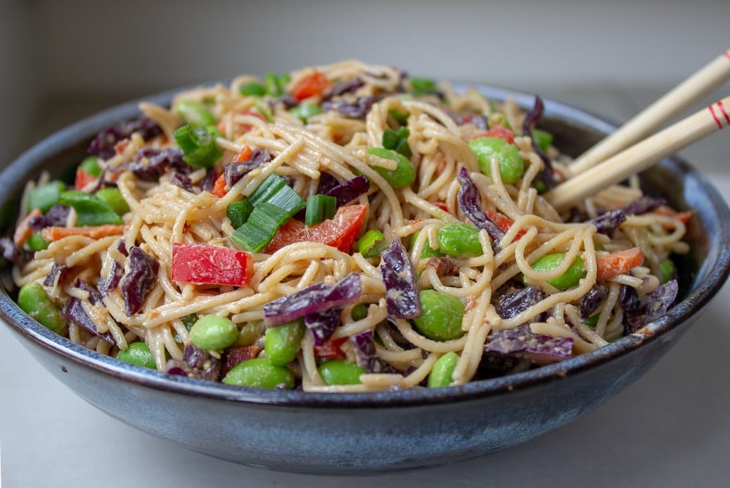 Peanut Noodles With Vegetables | Two Kooks In The Kitchen