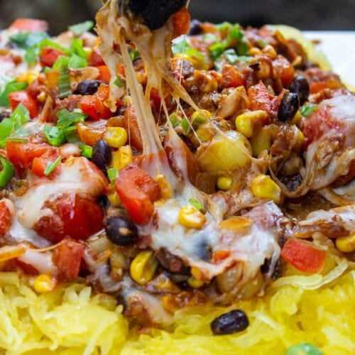 Mexican Spaghetti Squash Two Kooks In The Kitchen