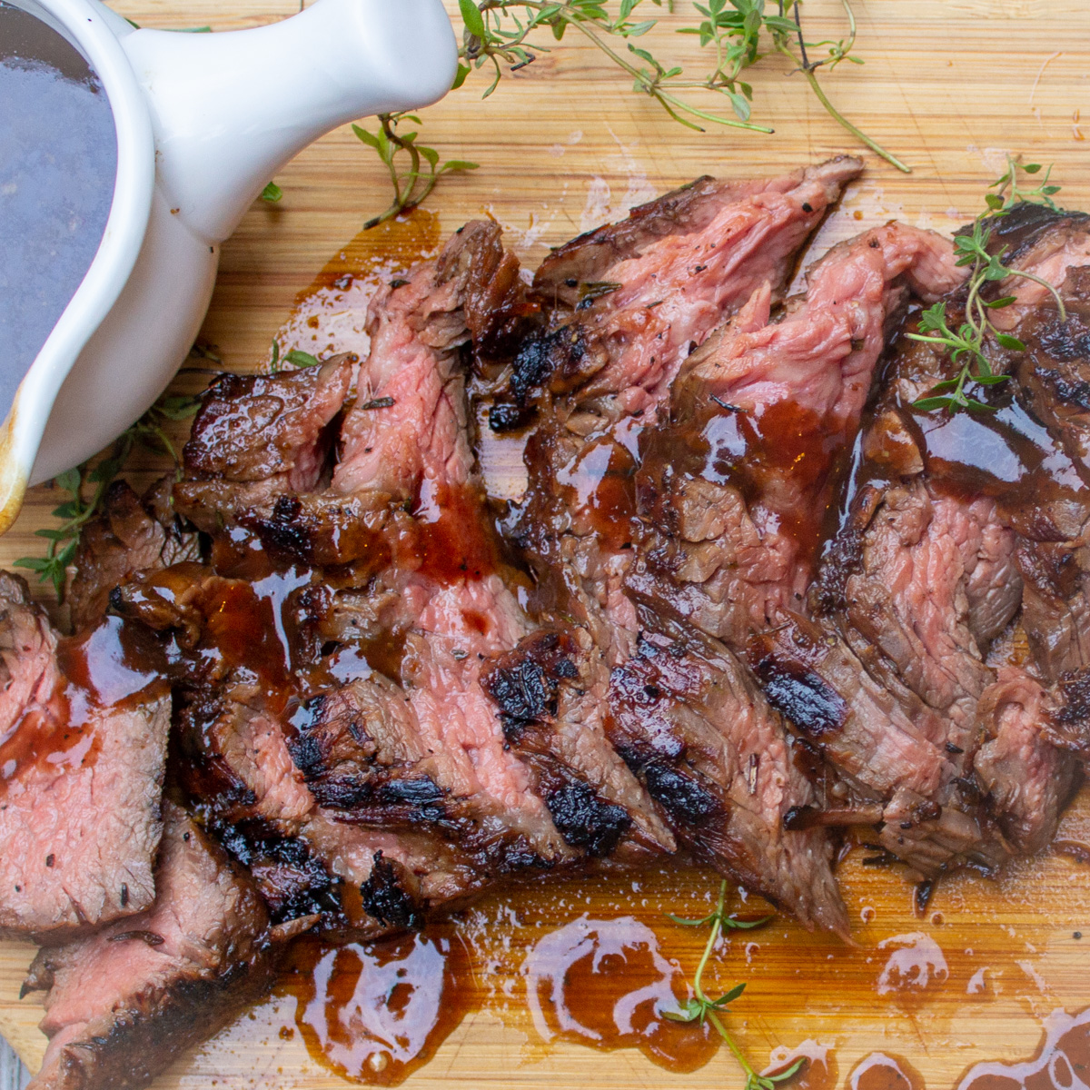 Marinated Grilled Flank Steak - Belly Full