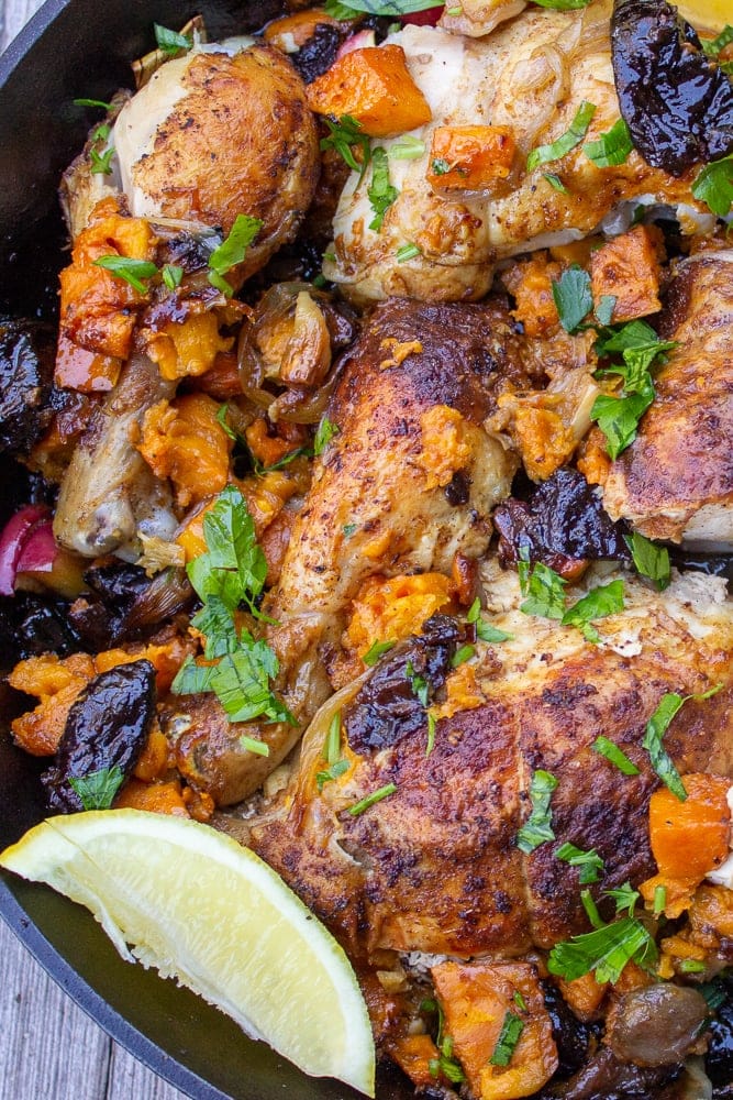 Moroccan Chicken With Sweet Potatoes - Two 🧐Kooks In The Kitchen