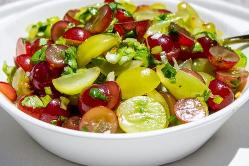 grape salsa in bowl f