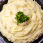 bowl of mashed potatoes f