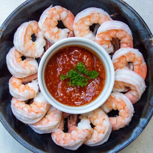 Shrimp Cocktail Recipe (with homemade cocktail sauce) - Two Kooks In ...