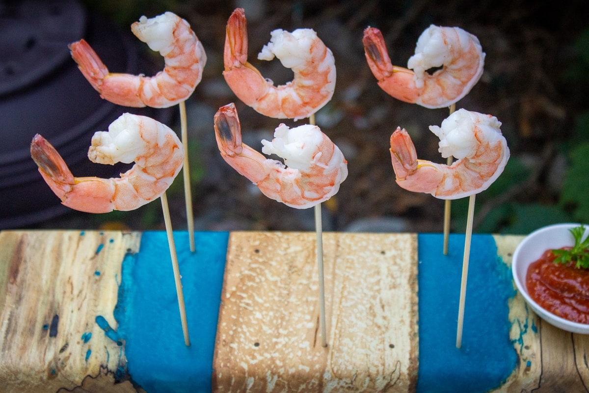 shrimp on skewers