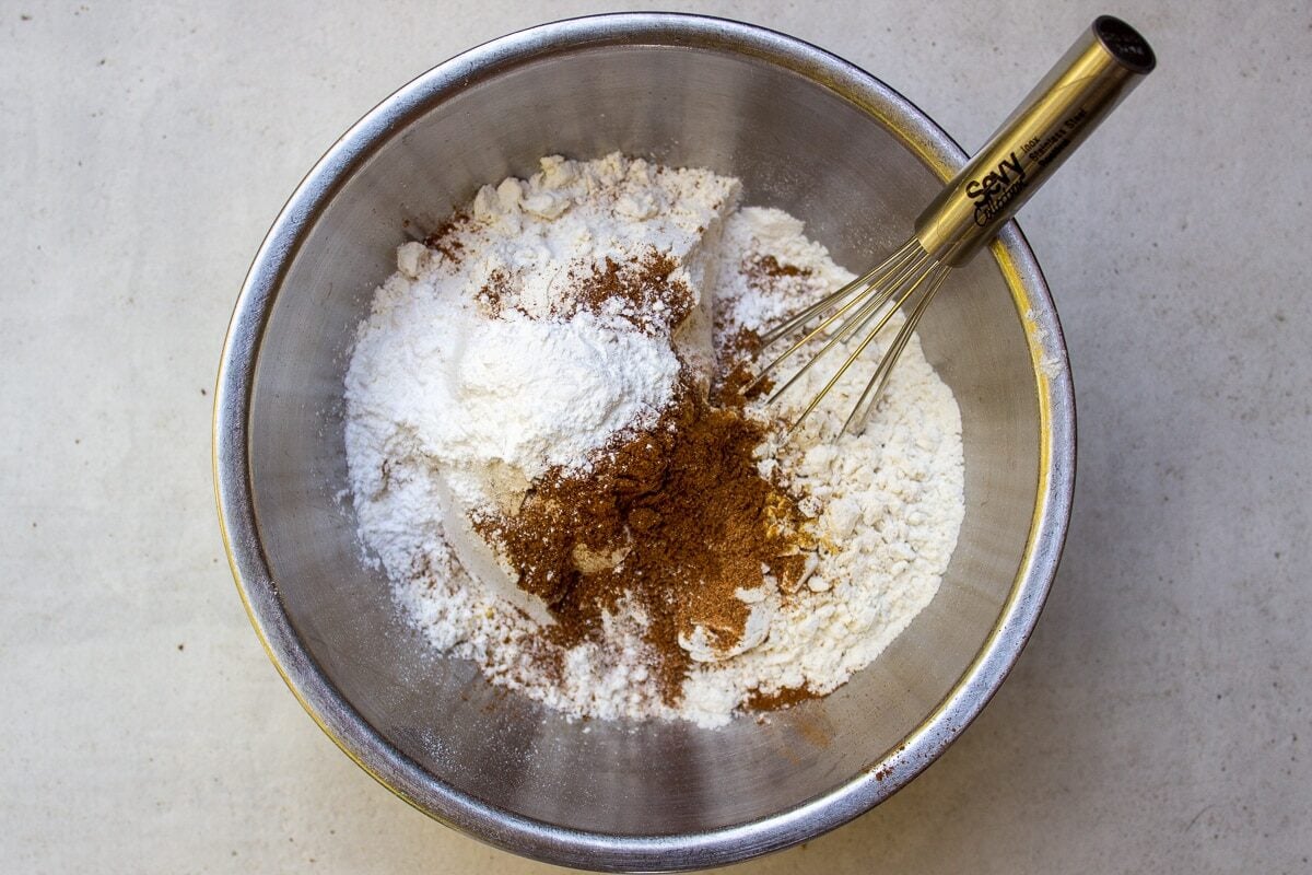 dry ingredients in bowl