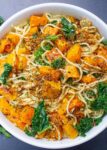 pasta with squash, kale, butter sauce and crumb topping p2