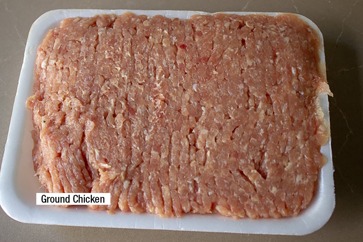 Ground chicken.