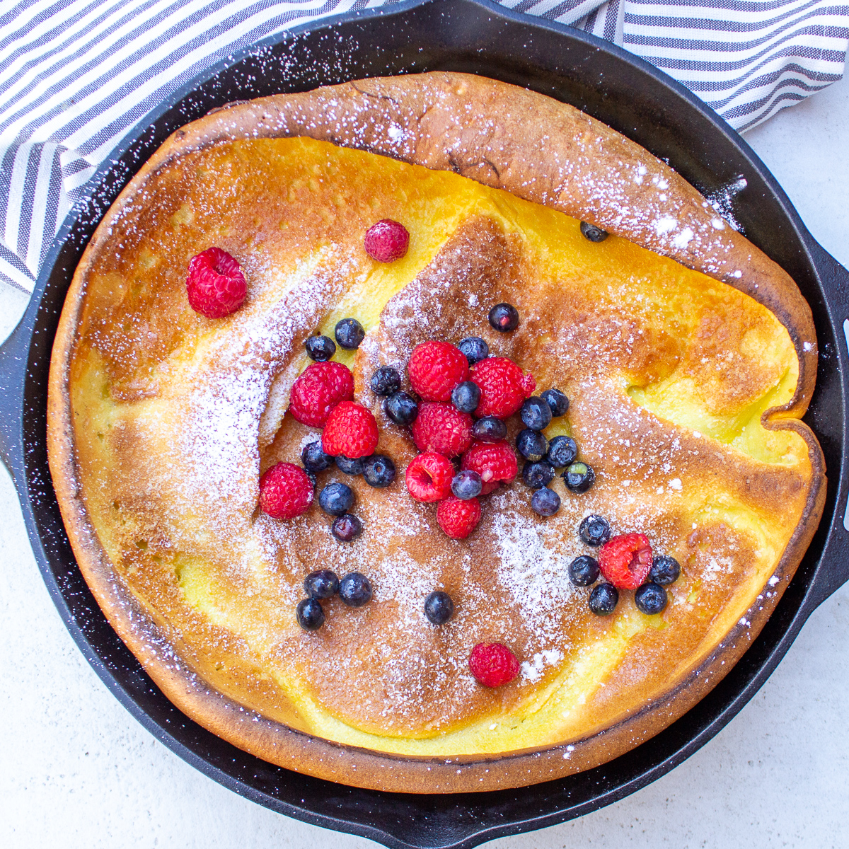 How to make pancakes in a cast iron skillet