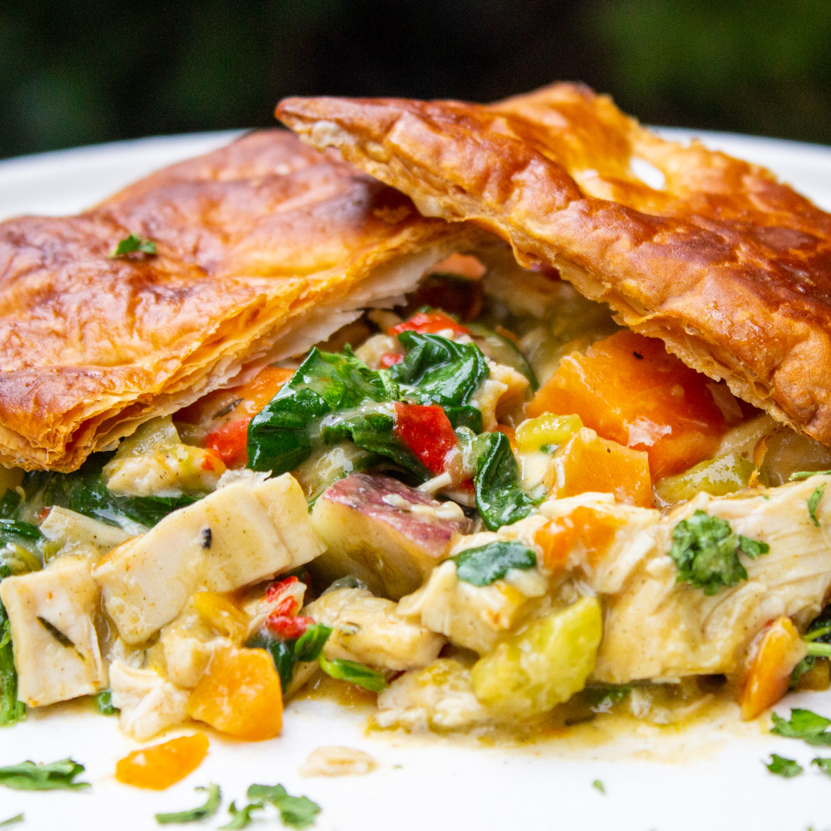 Chicken Pot Pie With Puff Pastry (30 minutes)