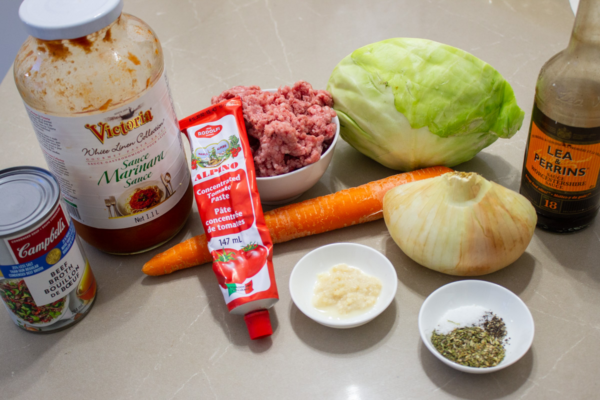 instant pot cabbage rolls ingredients