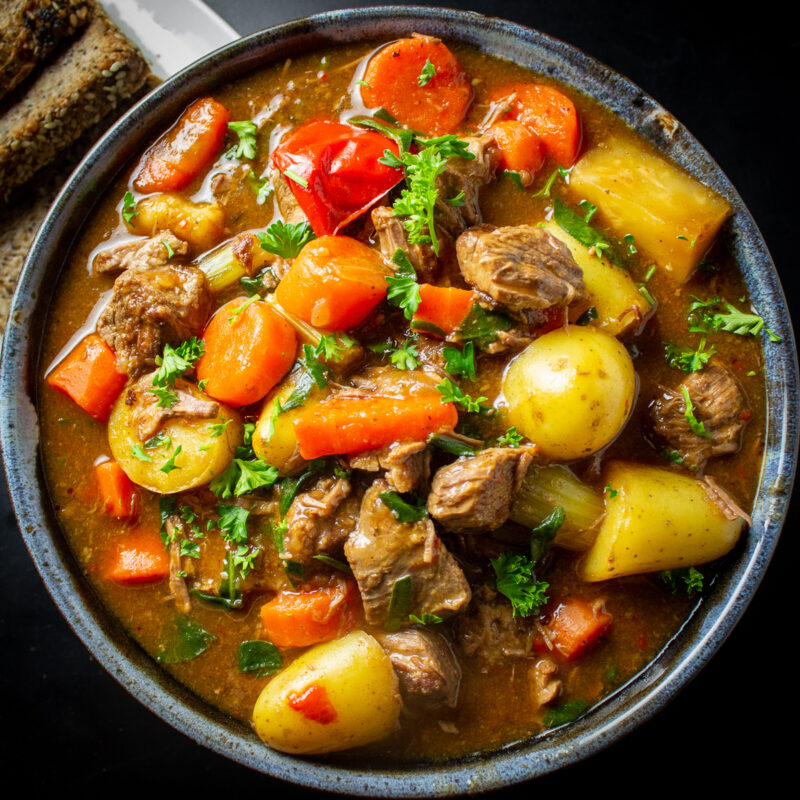 Hearty Beef and Vegetable Stew (A One-Pot Meal) - Two Kooks In The Kitchen