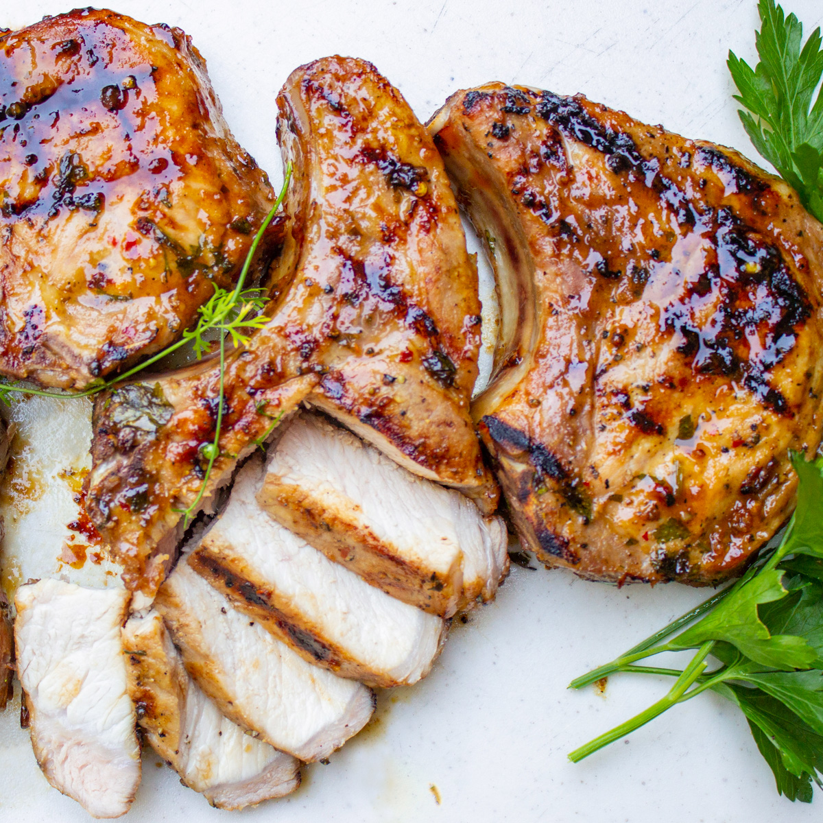 BEST Pork Chop Marinade (GRILLING and BAKING INSTRUCTIONS)