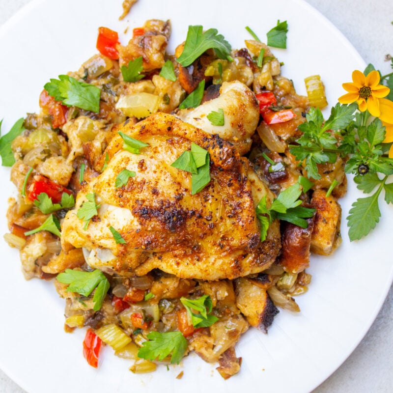 Chicken Stuffing Bake (One Pot) Two Kooks In The Kitchen