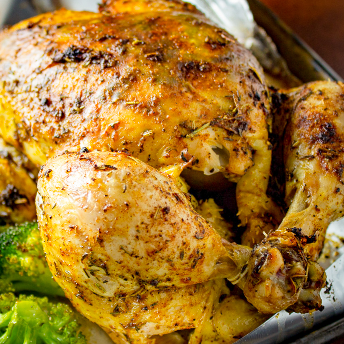 chicken roasted in oven after instant pot cooking