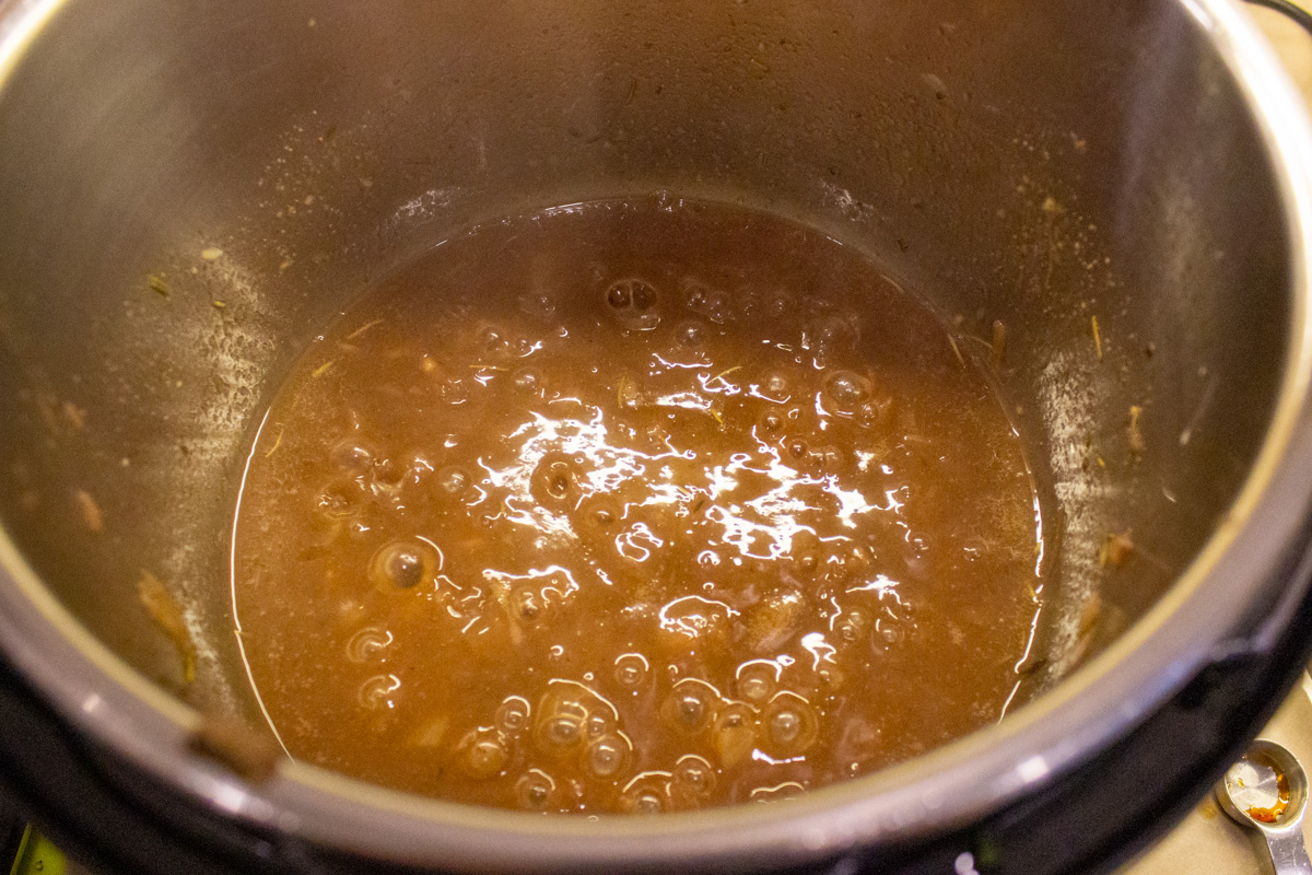 onion gravy in instant pot