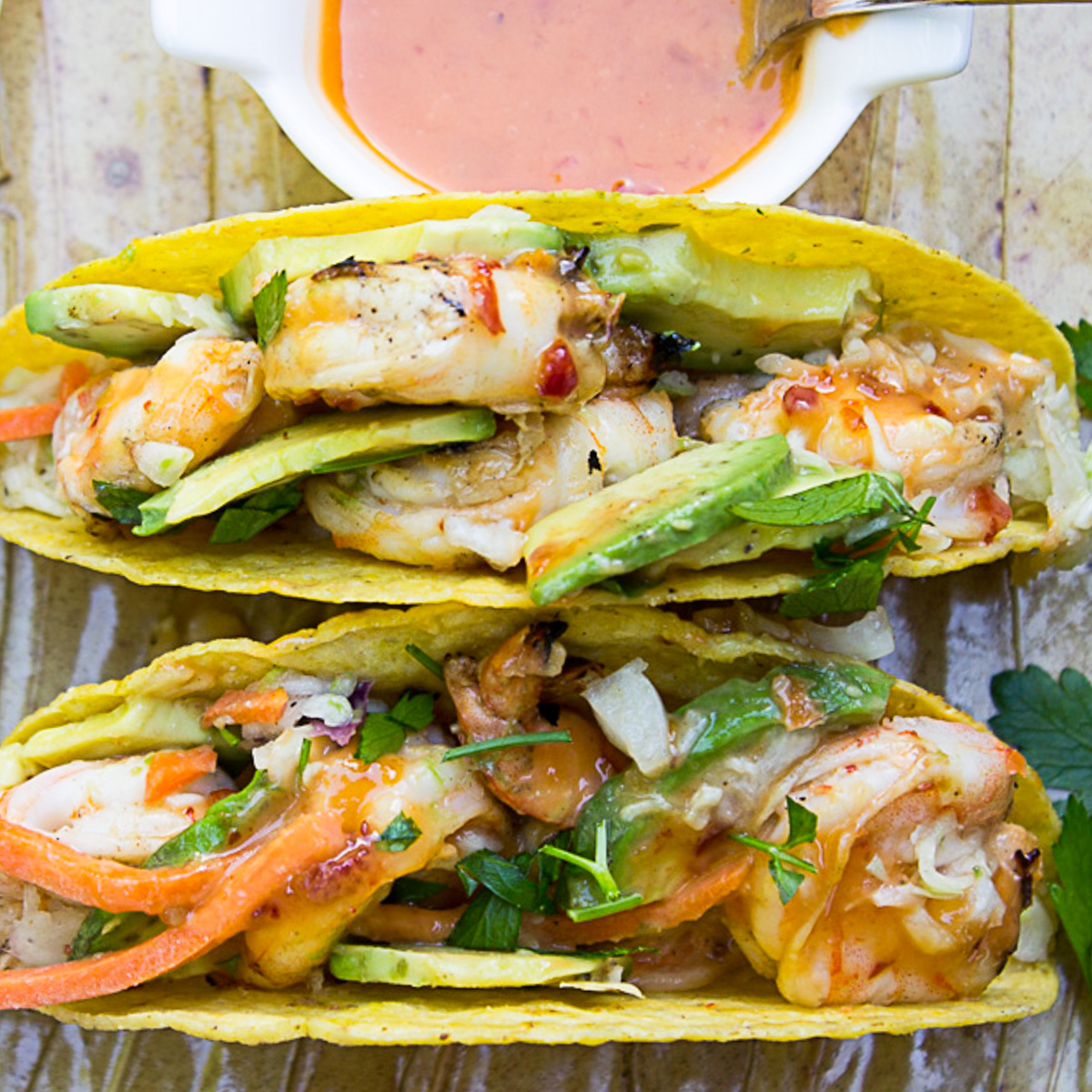 Coconut Shrimp Tacos Without Breading