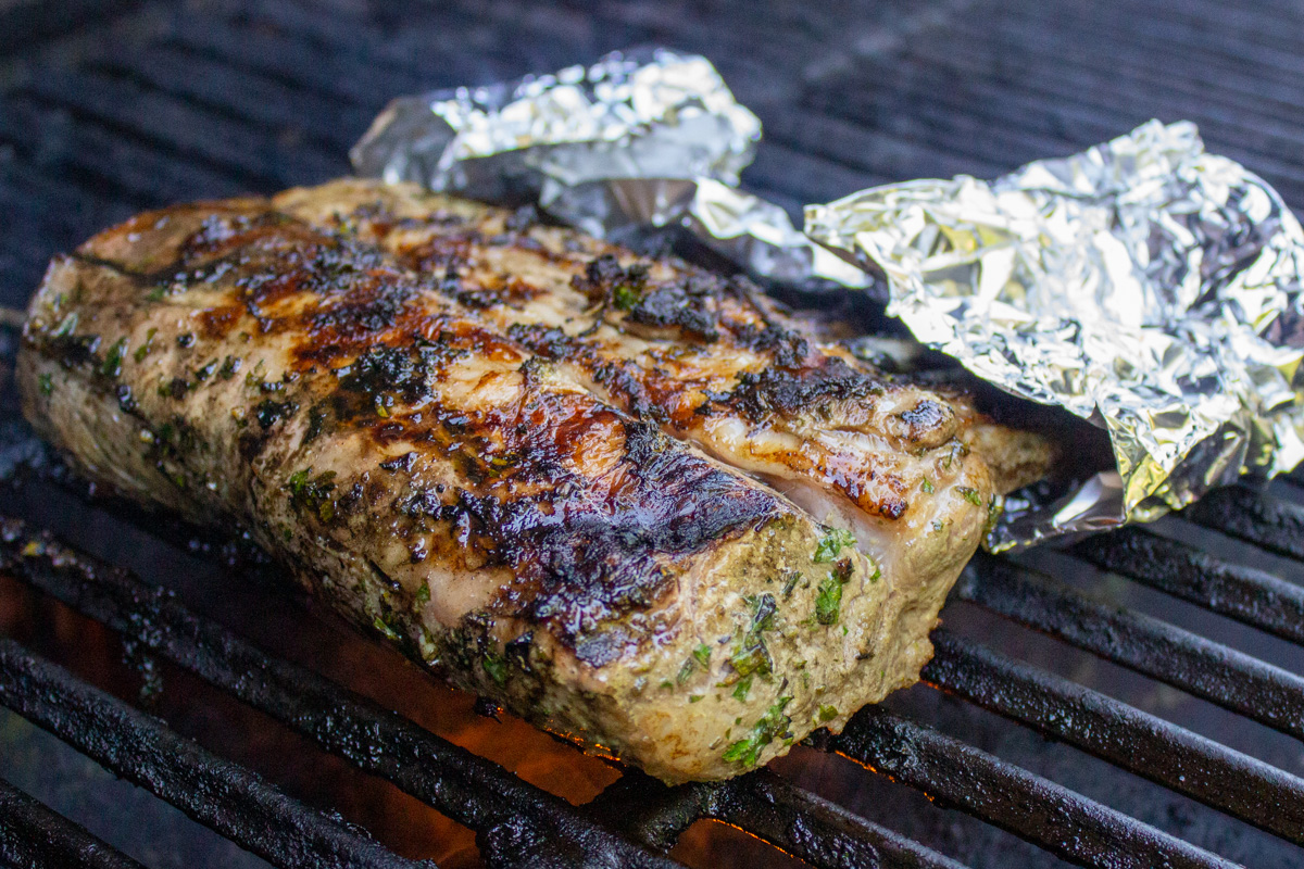 Grilled Rack of Lamb with Fresh Herb Wet Rub - The Mountain Kitchen