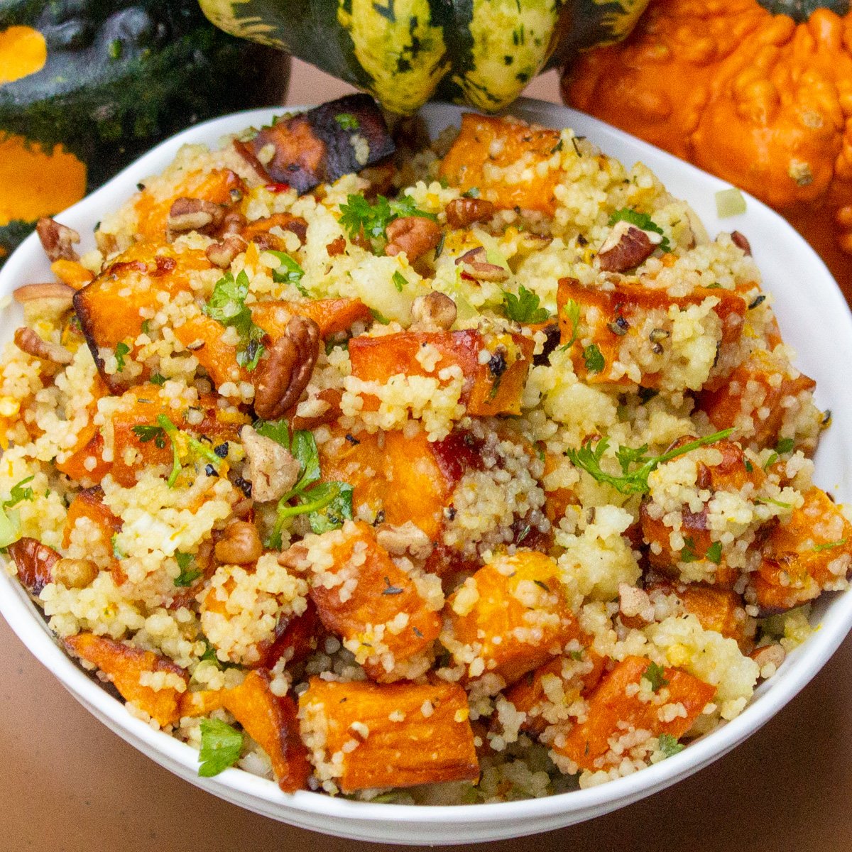 Roast Pumpkin Salad With Couscous Two Kooks In The Kitchen