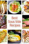 collage of best sous vide recipes.
