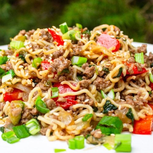 Quick Beef Noodles With Veggies (One Pot, 20 Min) - Two Kooks In The